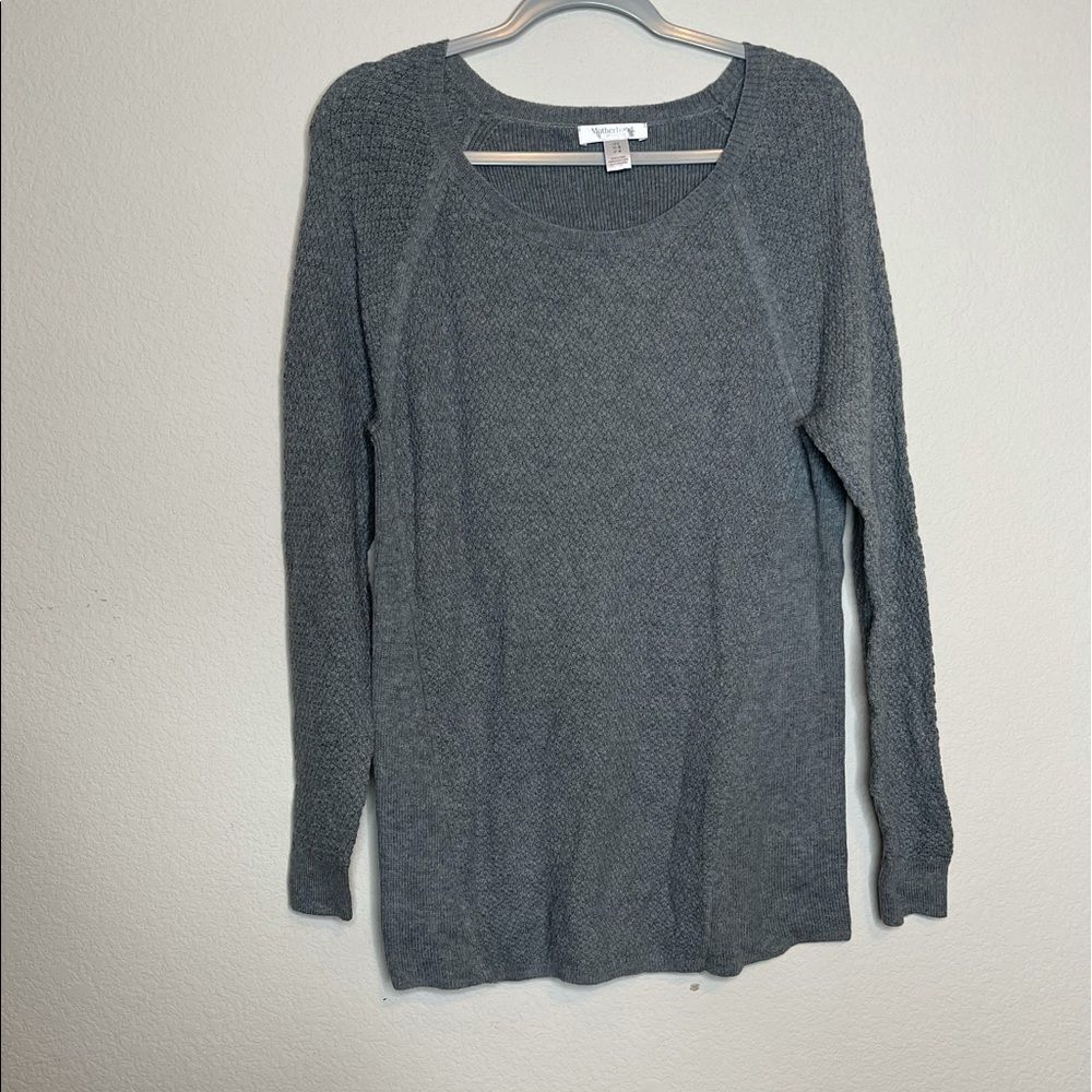 Motherhood maternity grey sweater